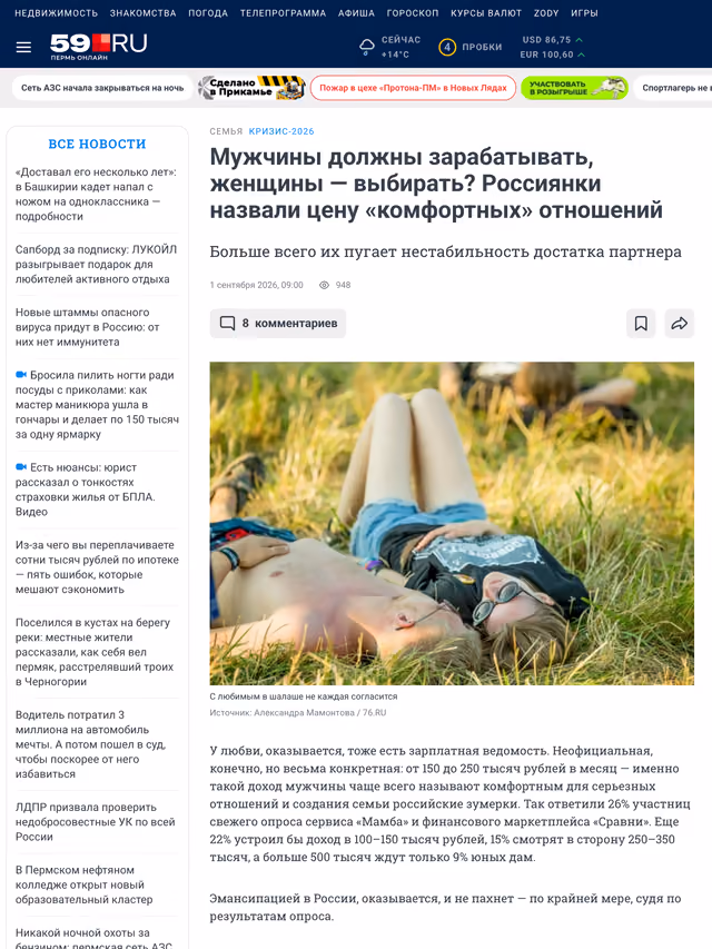Пример публикации в «59.ru» — 1 из 3