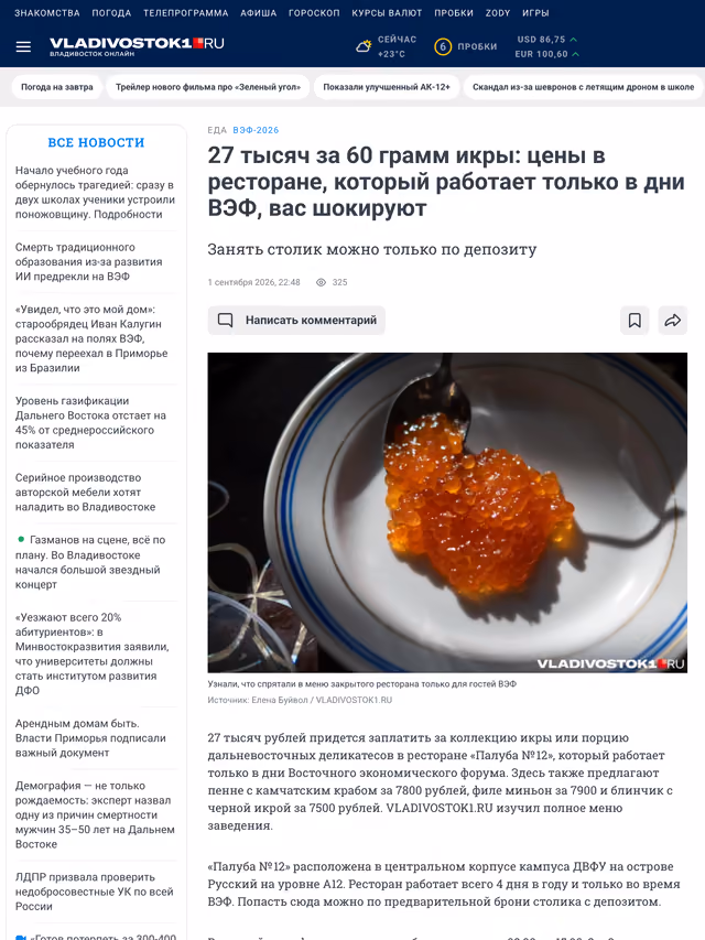 Пример публикации в «vladivostok1.ru» — 3 из 3