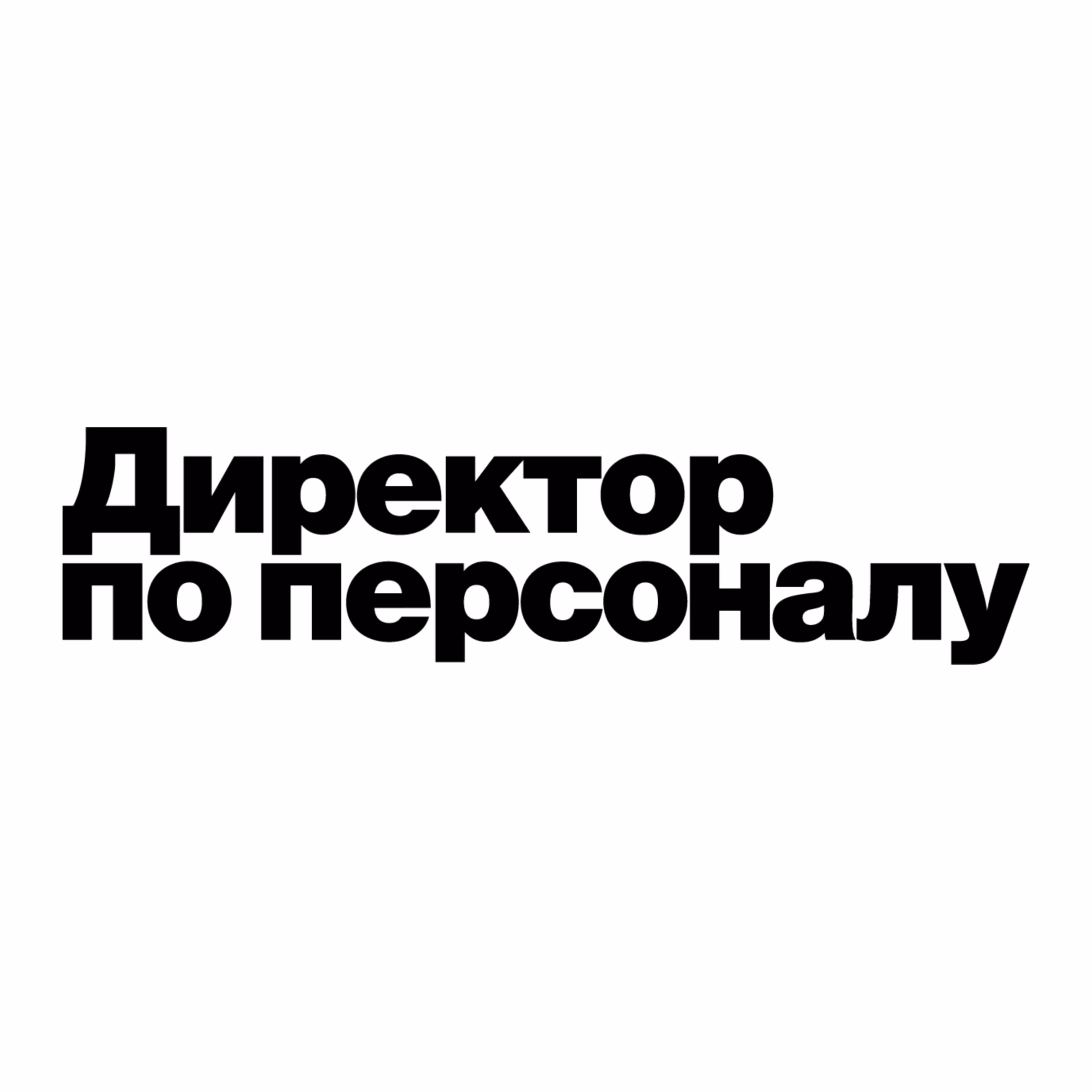 Директор по персоналу